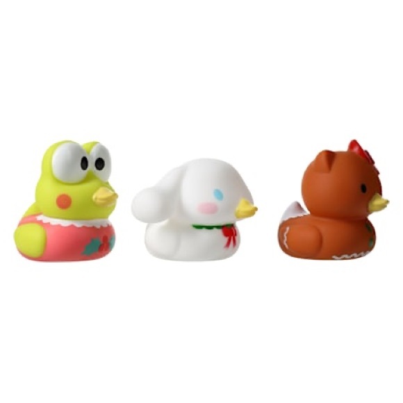 Hello Kitty And Friends Christmas Ducks Set Of 6 Duckz Holiday 2024 - Picture 3 of 4